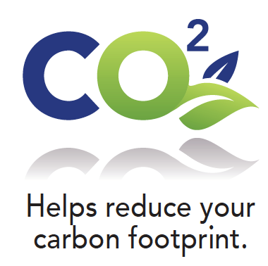 Helps reduce your carbon footprint